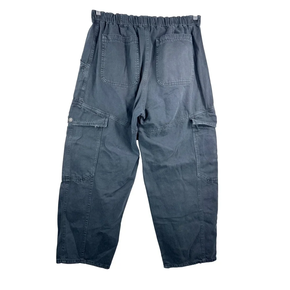 We The Free Marx Slouchy Cargo Jeans gray baggy boho grunge‎ 90s Y2K sz L